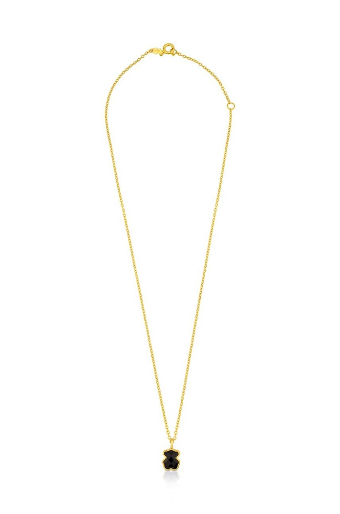 Accesorii Tous colier din argint placat cu aur 1000146900 aur