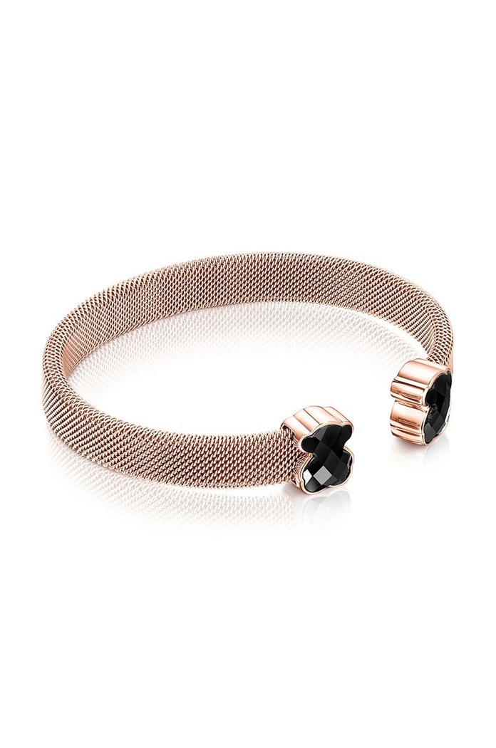 Tous bransoletka Mesh Color pozłacane różowy 1002792870