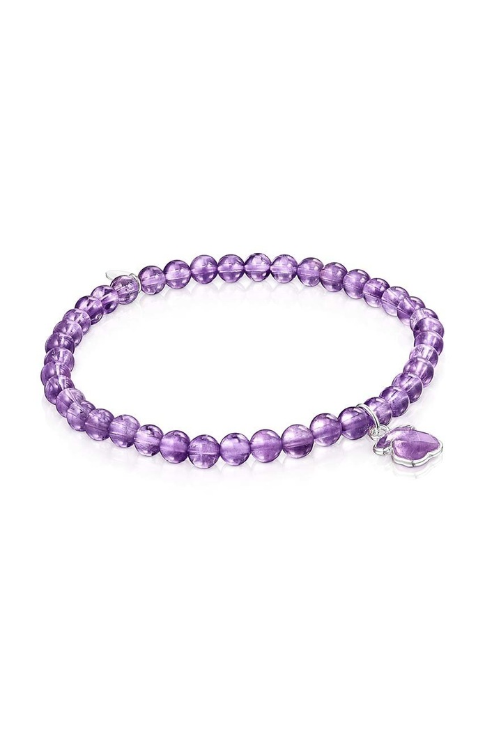 Tous bransoletka z naturalnymi kamieniami Icon Color srebro fioletowy 1003388000