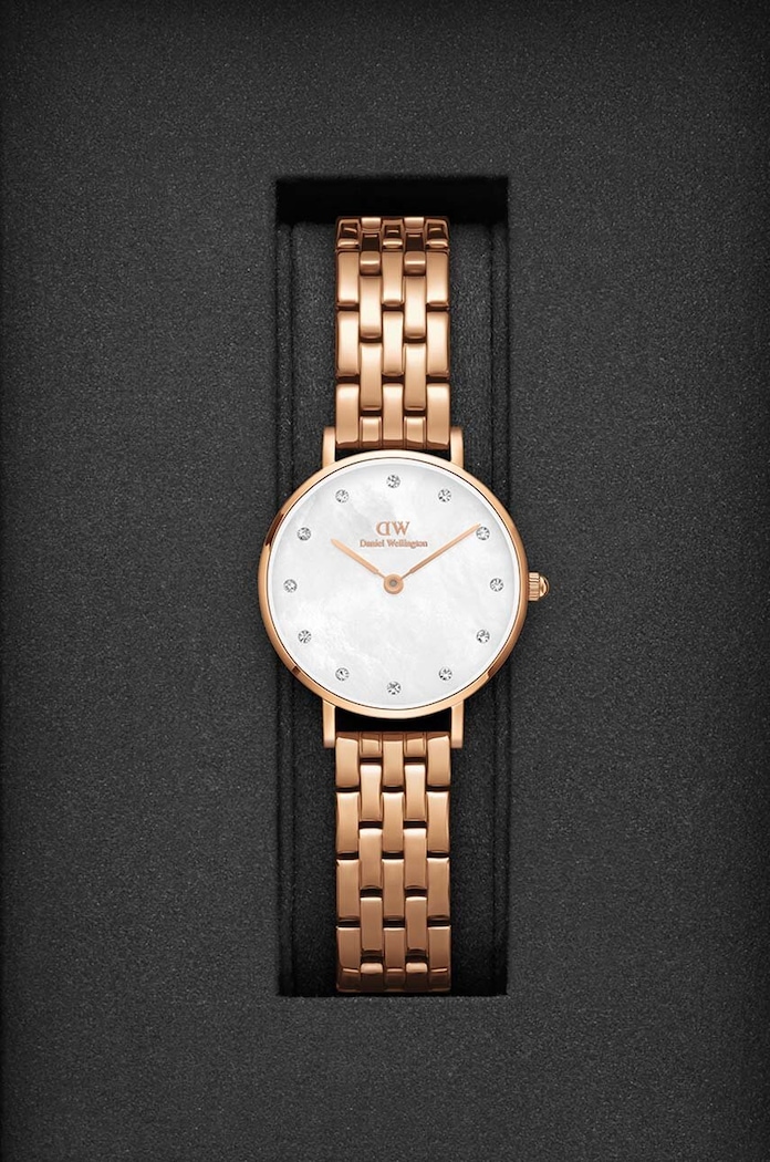 Accesorii Daniel Wellington ceas Petite Lumine 28 5-Link DW00100613 aur