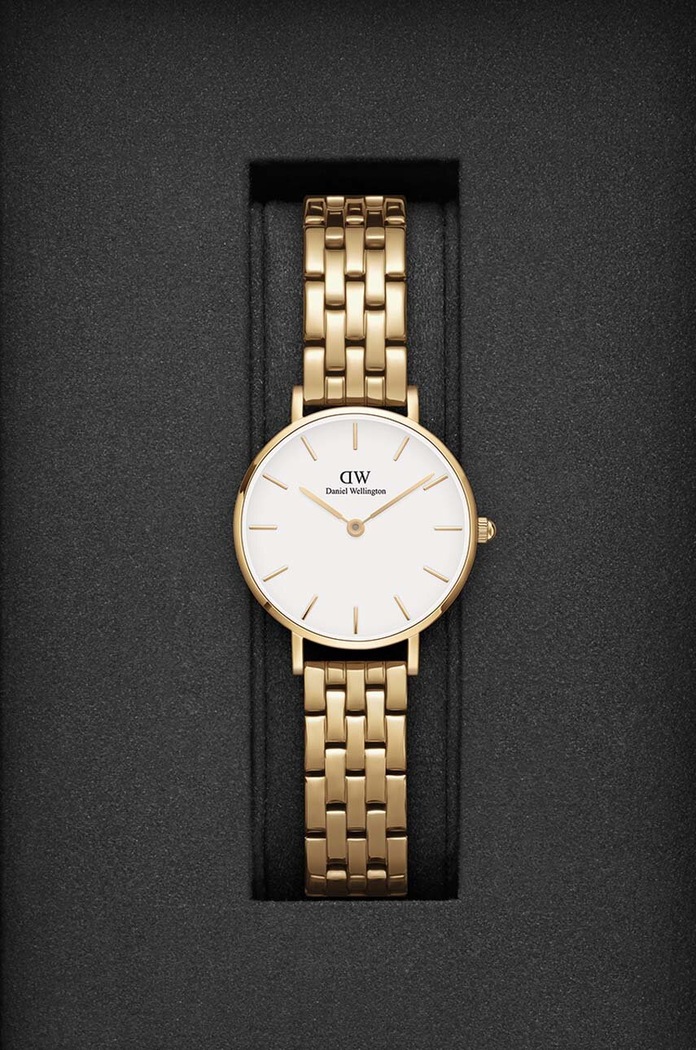 Doplňky Hodinky Daniel Wellington Petite 28 5-Link DW00100614 zlatá