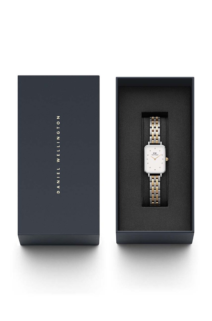 Accesorii Daniel Wellington ceas Quadro Lumine 5-Link DW00100625 argintiu