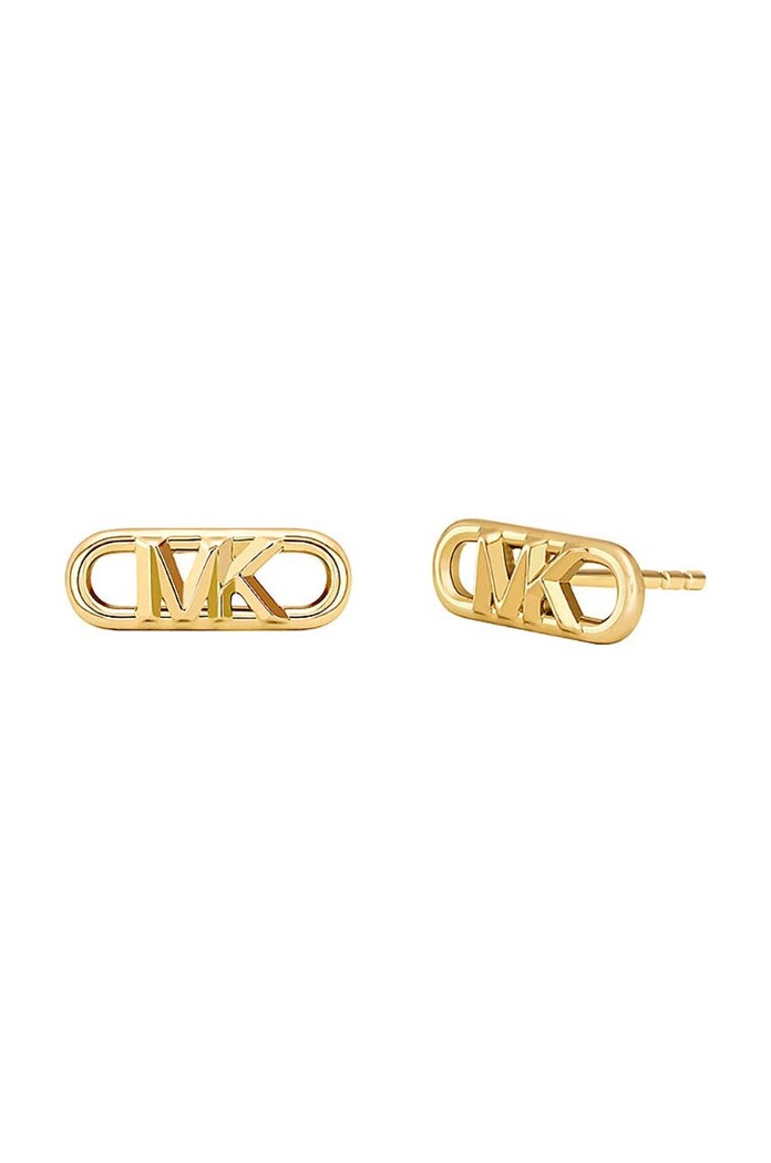 Michael Kors kolczyki srebrne złoty MKC164300710