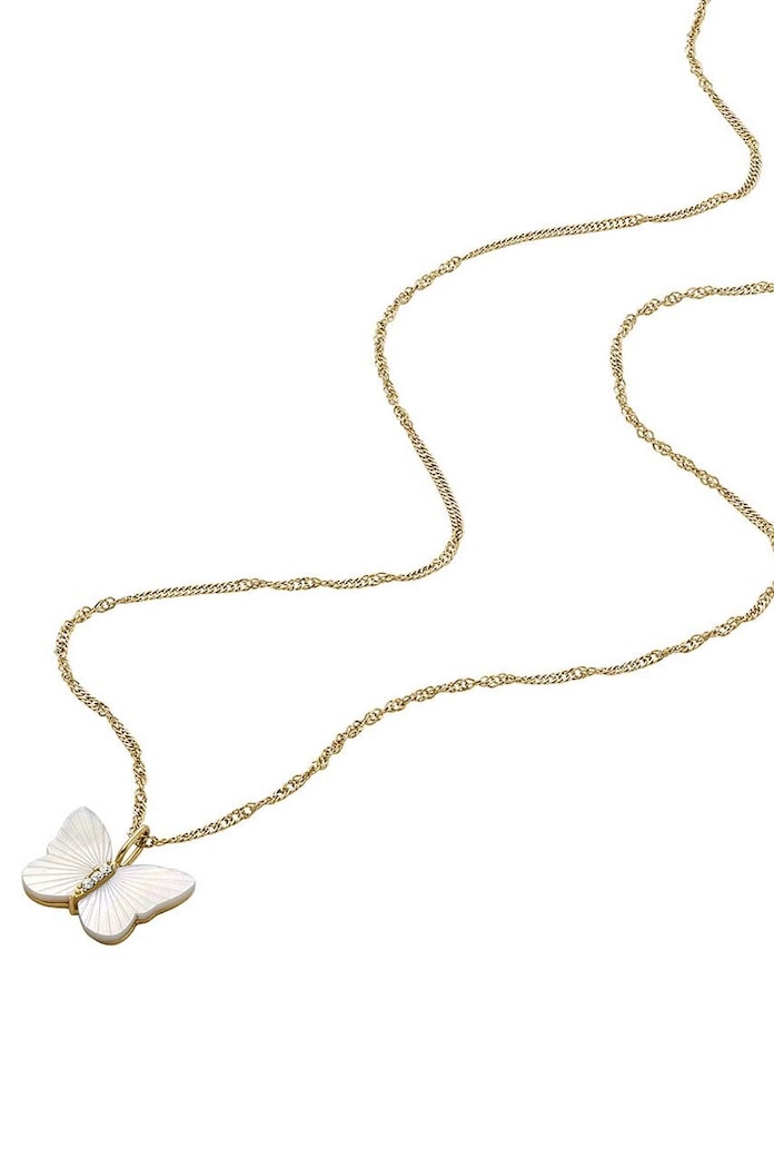 Náhrdelník Fossil zlatá JF04424710