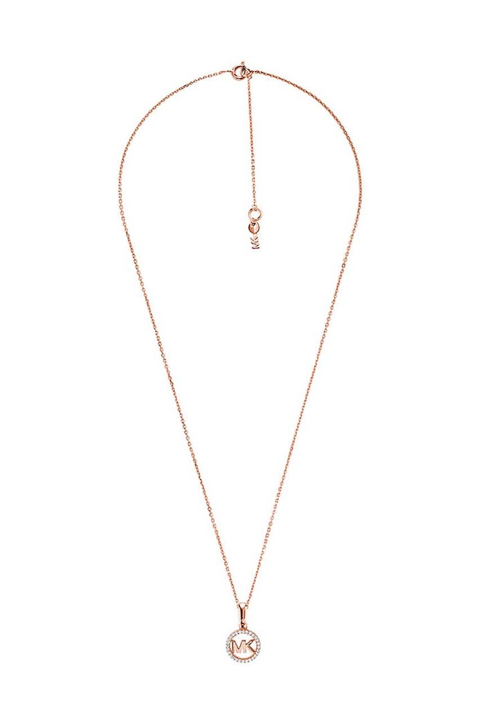 Srebrna ogrlica prevučena zlatom Michael Kors MKC1108AN791 zlatna AA00