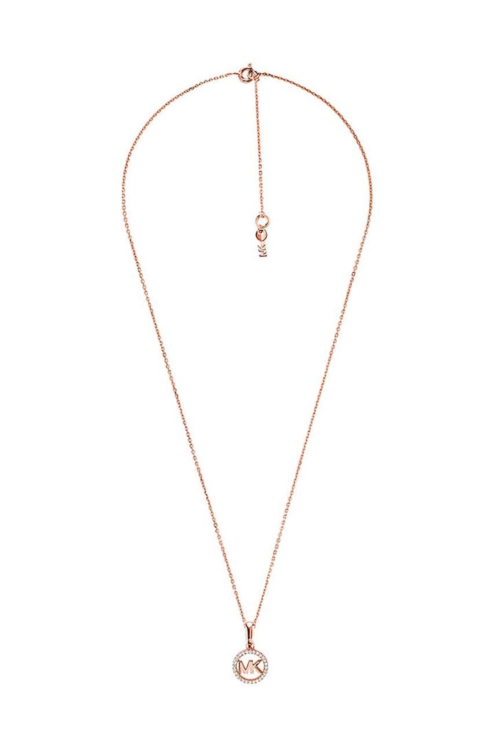 Srebrna ogrlica prevučena zlatom Michael Kors MKC1108AN791 zlatna AA00