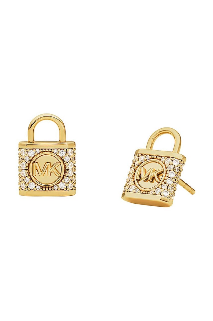 Stříbrné náušnice Michael Kors stříbro zlatá MKC1628AN710