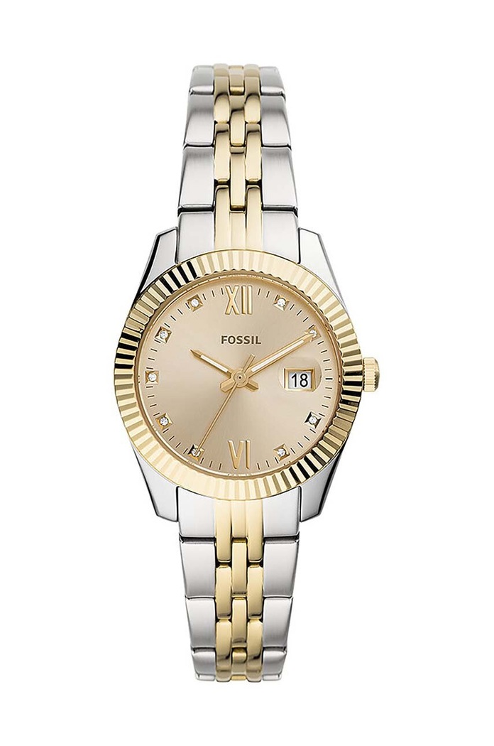 Fossil zegarek srebrny ES4949