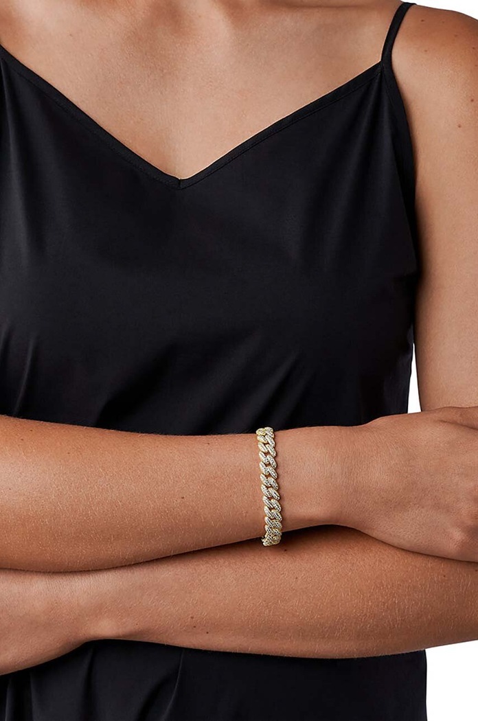 Akcesoria Michael Kors bransoletka srebrna MKC1427AN710 złoty
