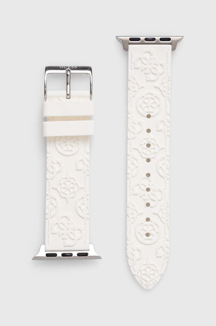 Řemínek pro apple watch Guess bílá CS2003S1
