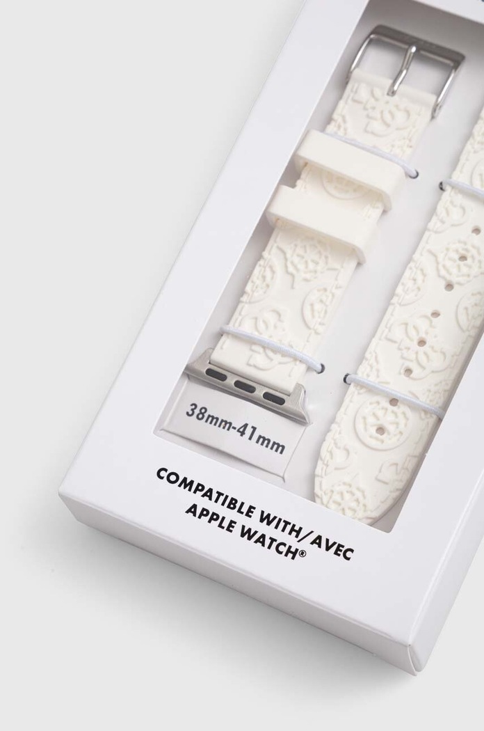 Doplňky Řemínek pro apple watch Guess CS2003S1 bílá