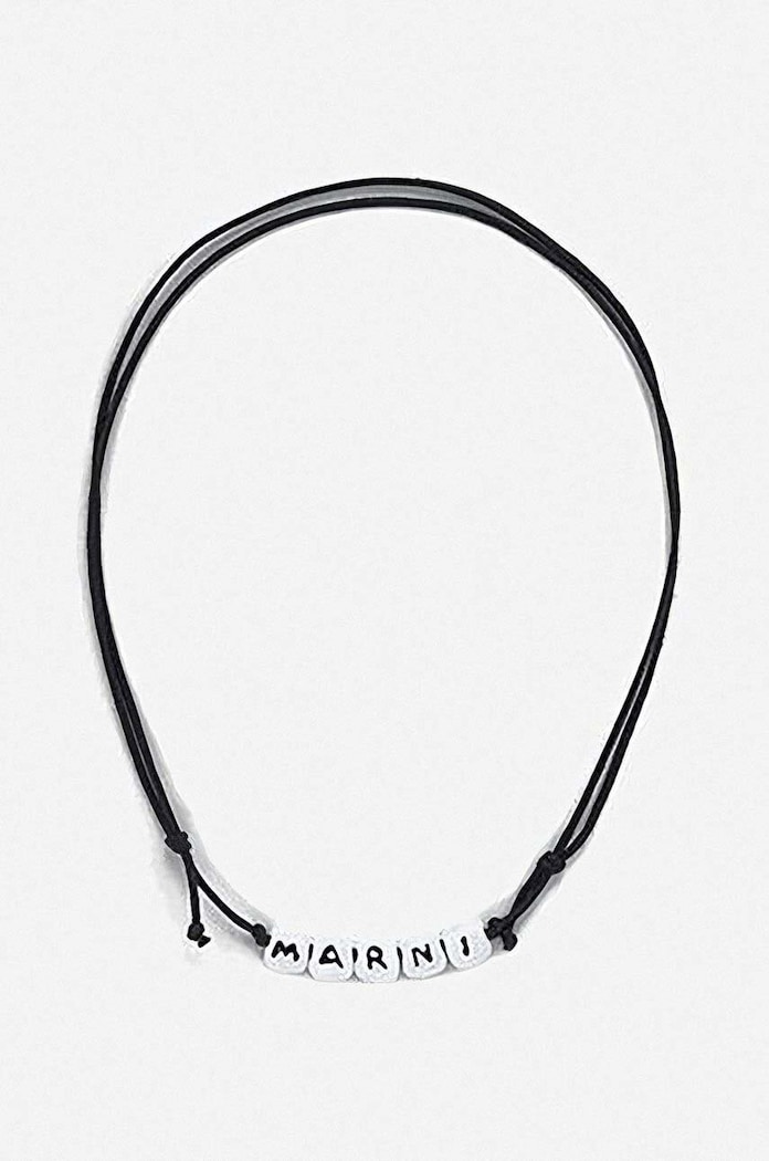 Marni colier negru COZB0069A0.M2000