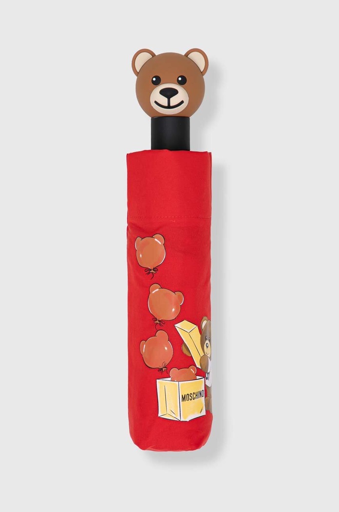 Doplňky Deštník Moschino 8431 červená