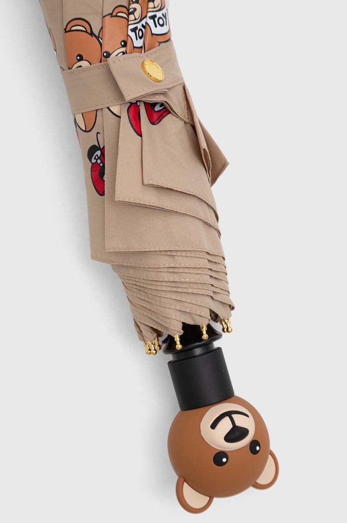 Deštník Moschino béžová 8340