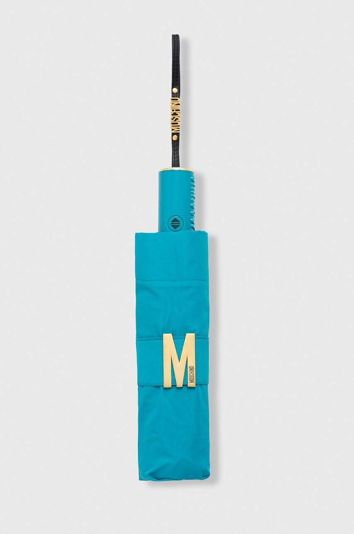 Doplňky Deštník Moschino 8911 tyrkysová