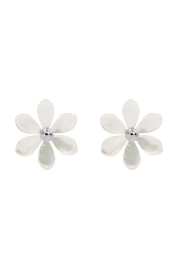 Pozlátené náušnice Lilou Flowers strieborná K/125/SZTYFT
