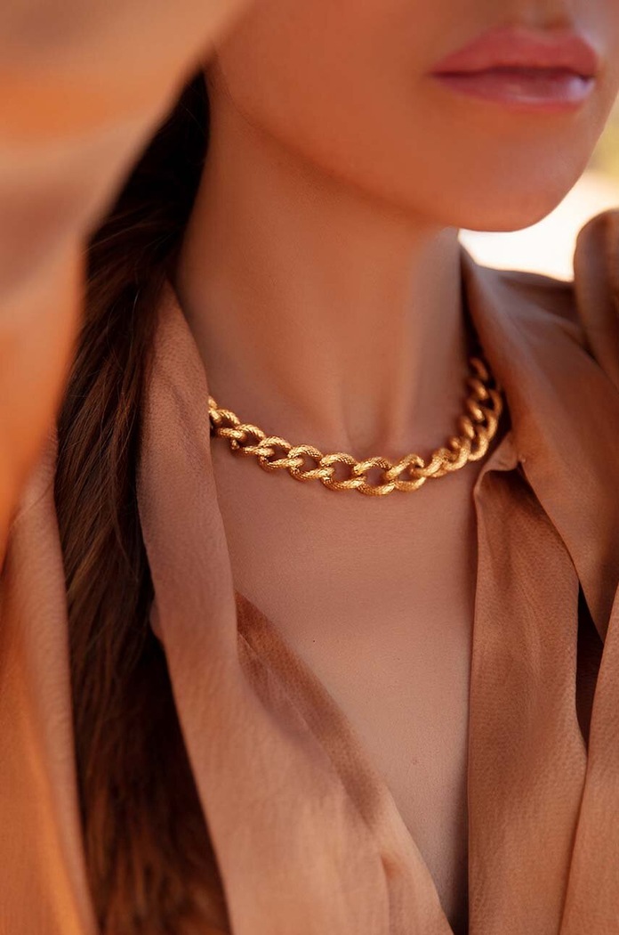 Accessori Lilou collana placcata oro A03/MARKET/ANS/17 oro