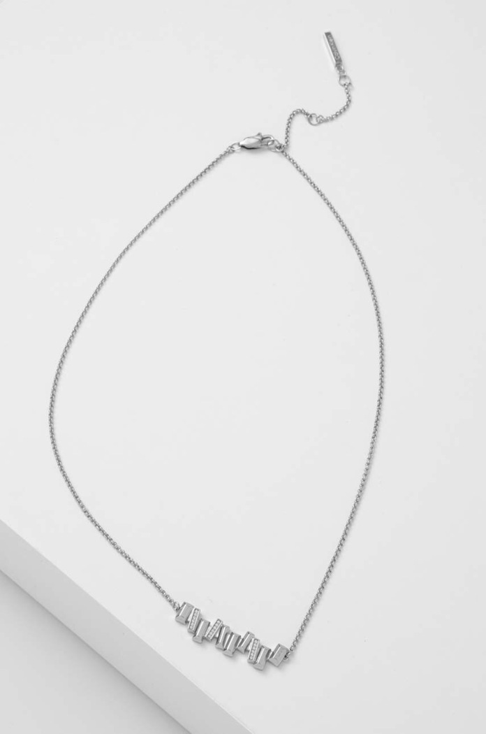 Calvin Klein colier zirconiu cubic argintiu 35000228