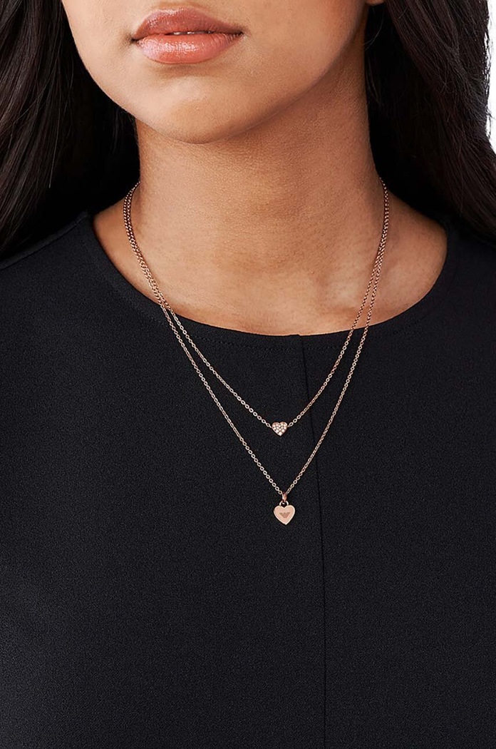 Doplnky Náhrdelník Emporio Armani EGS2824221 ružová