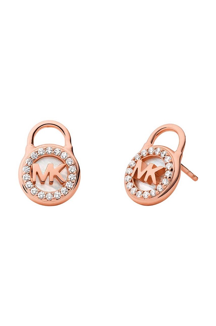 Michael Kors aranyozott fülbevaló aranyozott rózsaszín MKC1558AH791
