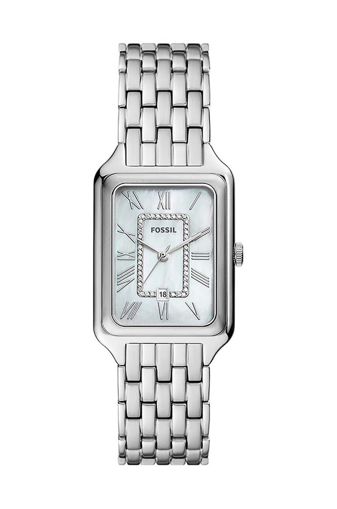 Fossil zegarek srebrny ES5306