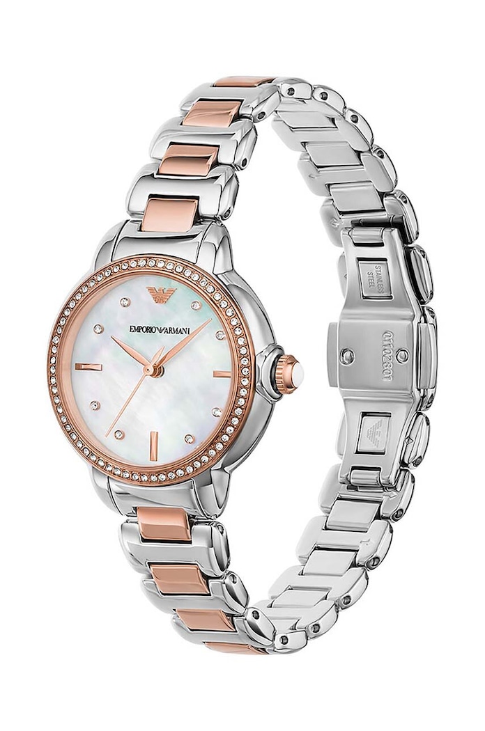 Hodinky Emporio Armani stříbrná AR11569