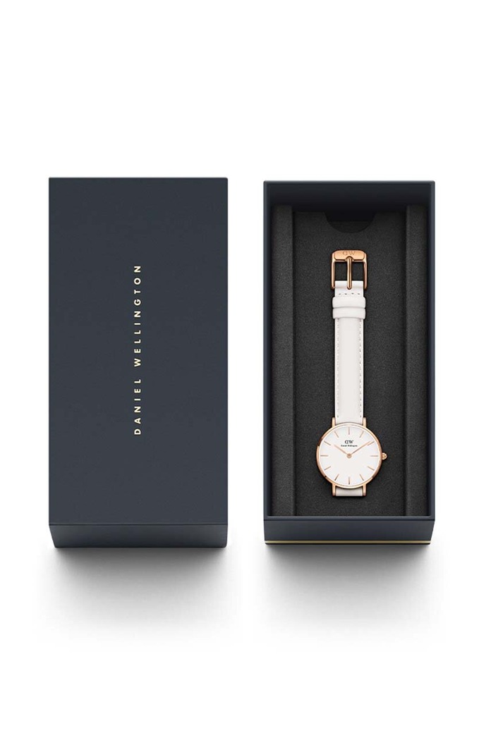 Daniel Wellington zegarek Petite 28 Bondi DW00100249 biały AA00