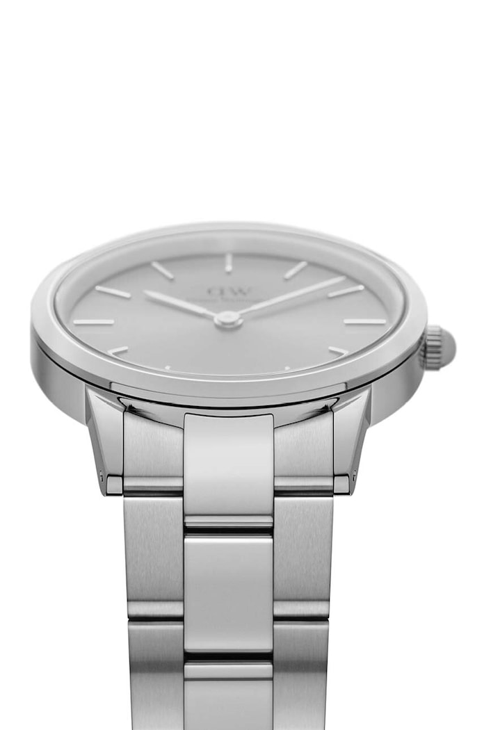 Doplňky Hodinky Daniel Wellington Iconic Link Unitone 28 DW00100402 stříbrná