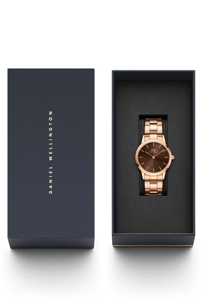 Akcesoria Daniel Wellington zegarek Iconic Link Amber 32 DW00100462 złoty