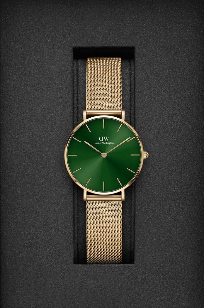 Αξεσουάρ Ρολόι Daniel Wellington Petite Emerald 32 DW00100480 χρυσαφί
