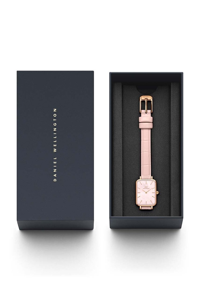 Daniel Wellington ceas Quadro 20X26 Pressed Rouge roz DW00100508