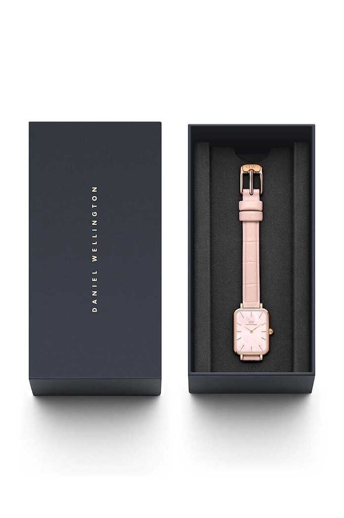 Daniel Wellington ceas Quadro 20X26 Pressed Rouge roz DW00100508