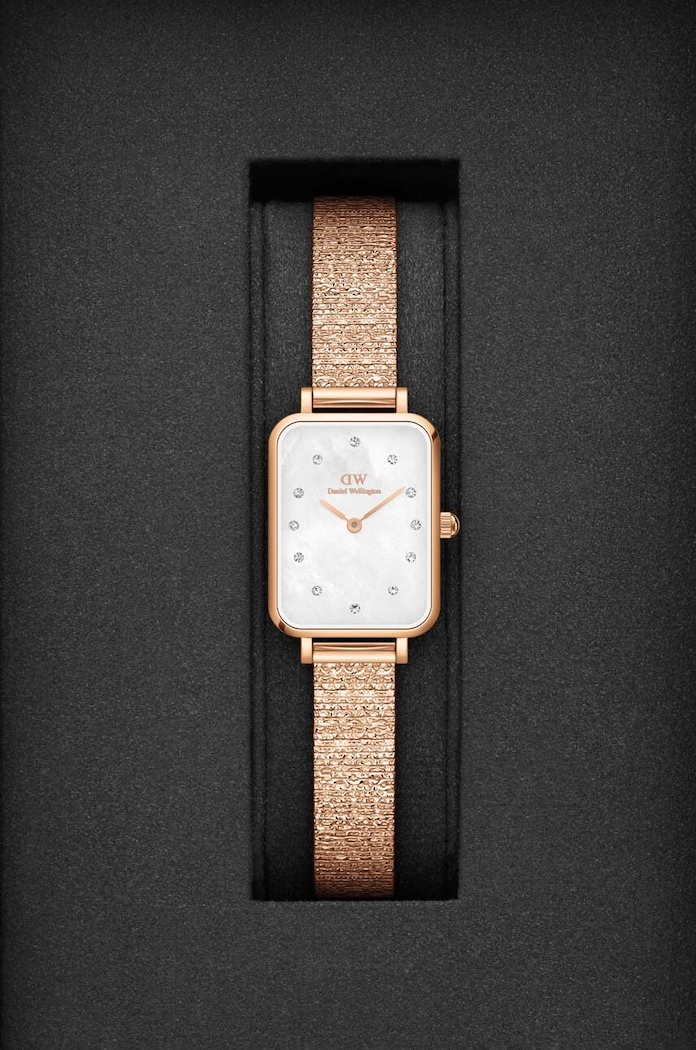 Doplnky Hodinky Daniel Wellington DW00100578 zlatá