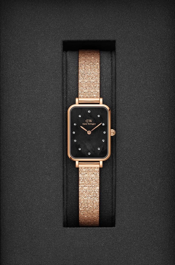Doplnky Hodinky Daniel Wellington Quadro 20x26 Lumine DW00100579 zlatá