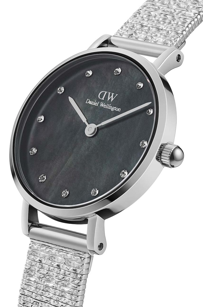 Ρολόι Daniel Wellington Petite 28 Lumine S DW00100593 ασημί AA00