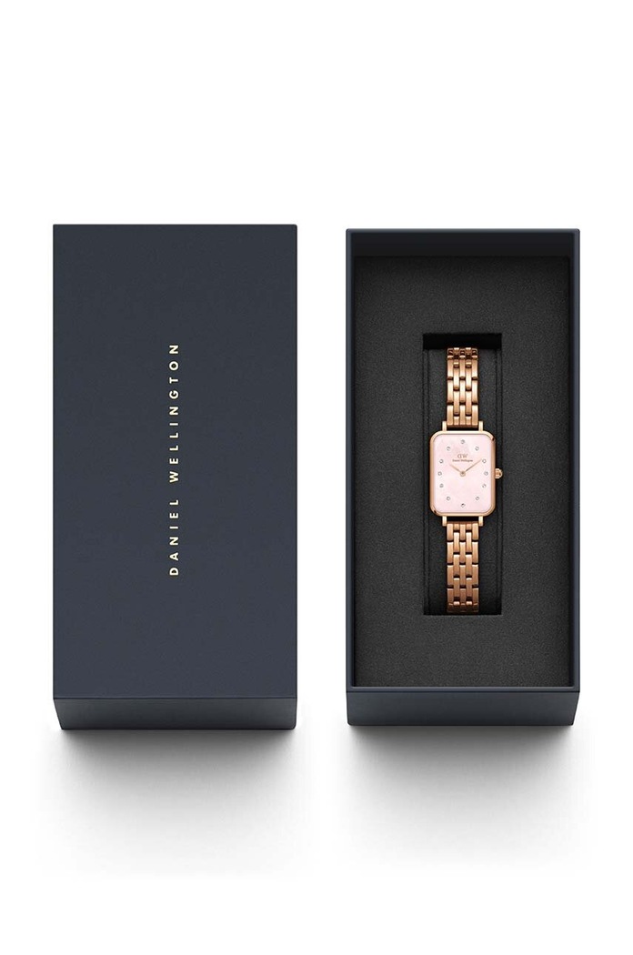 Hodinky Daniel Wellington Quadro Lumine 20x26 Link zlatá DW00100621