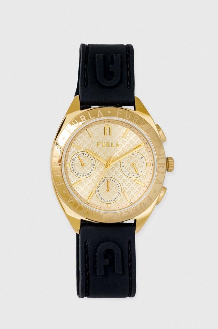Ρολόι Furla μαύρο WW00051009L2