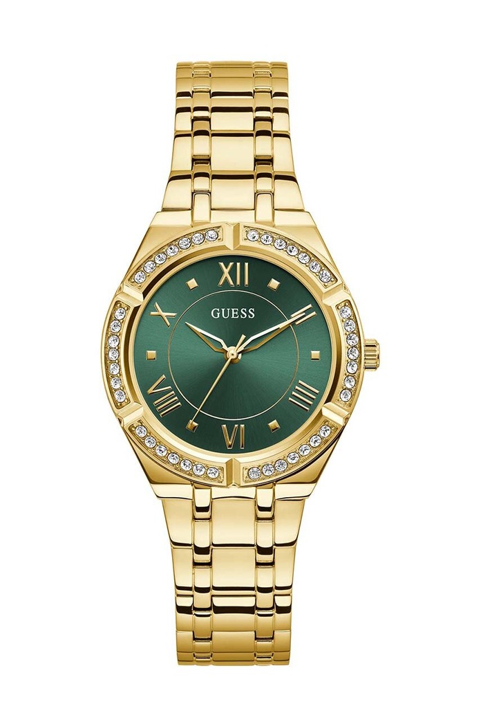 Guess zegarek złoty GW0033L8