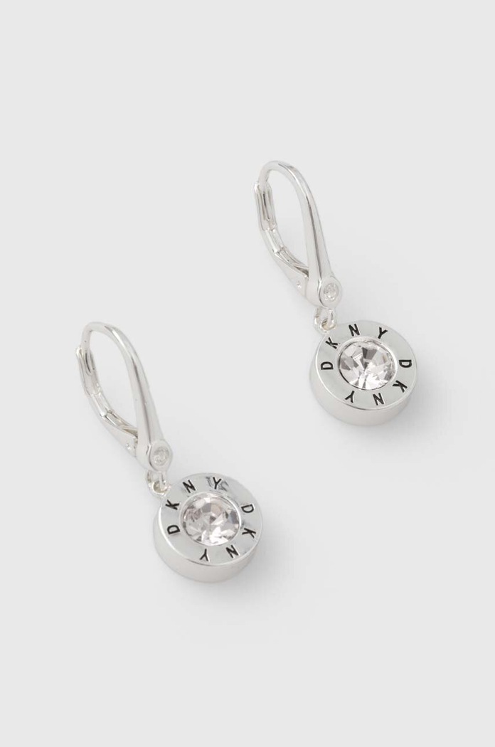 Naušnice Dkny cirkonij srebrna 60483545