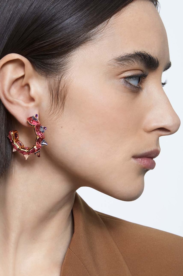 Doplnky Náušnice Swarovski ORTYX 5600895 ružová