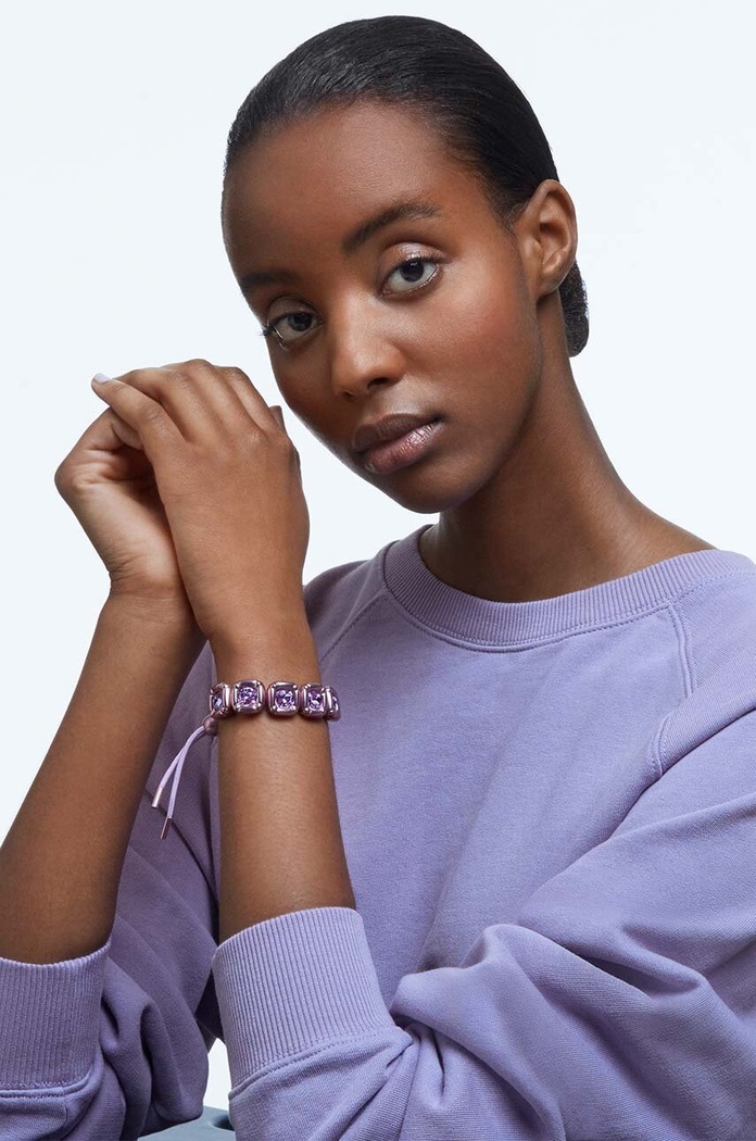 Гривна Swarovski DULCIS виолетов 5613731
