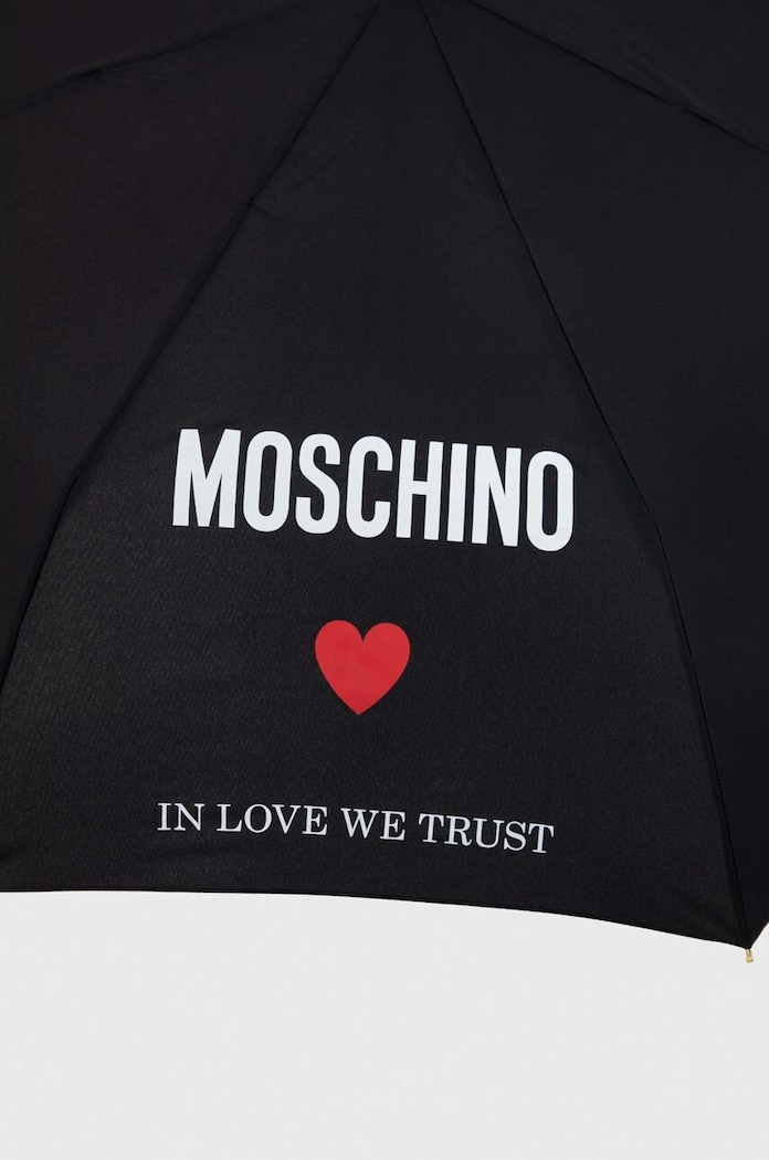 Зонтик Moschino 8956.openclose чёрный AA00