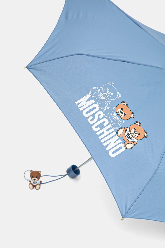 Moschino parasol 8061.supermini niebieski AA00