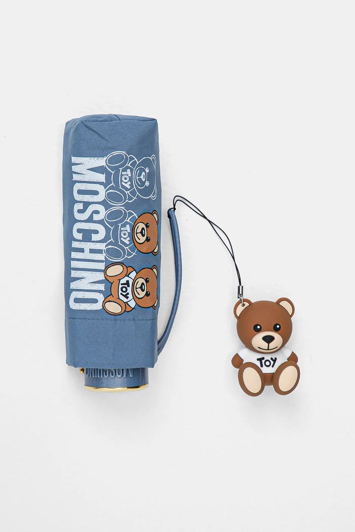 Akcesoria Moschino parasol 8061.supermini niebieski