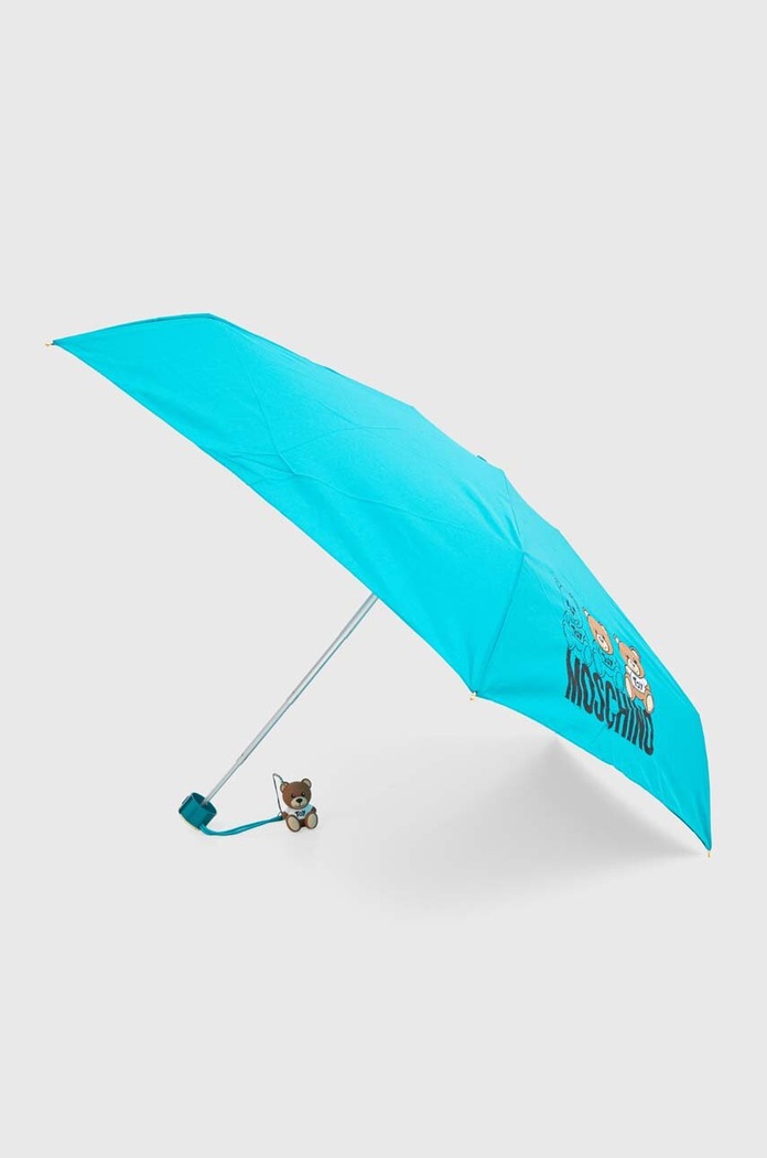 Deštník Moschino tyrkysová 8061.supermini