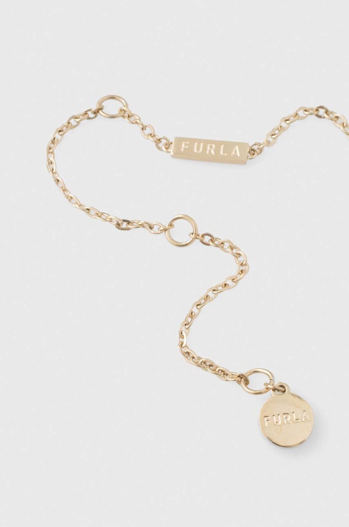 Ogrlica Furla kubični cirkonij zlata FJ2003NTU