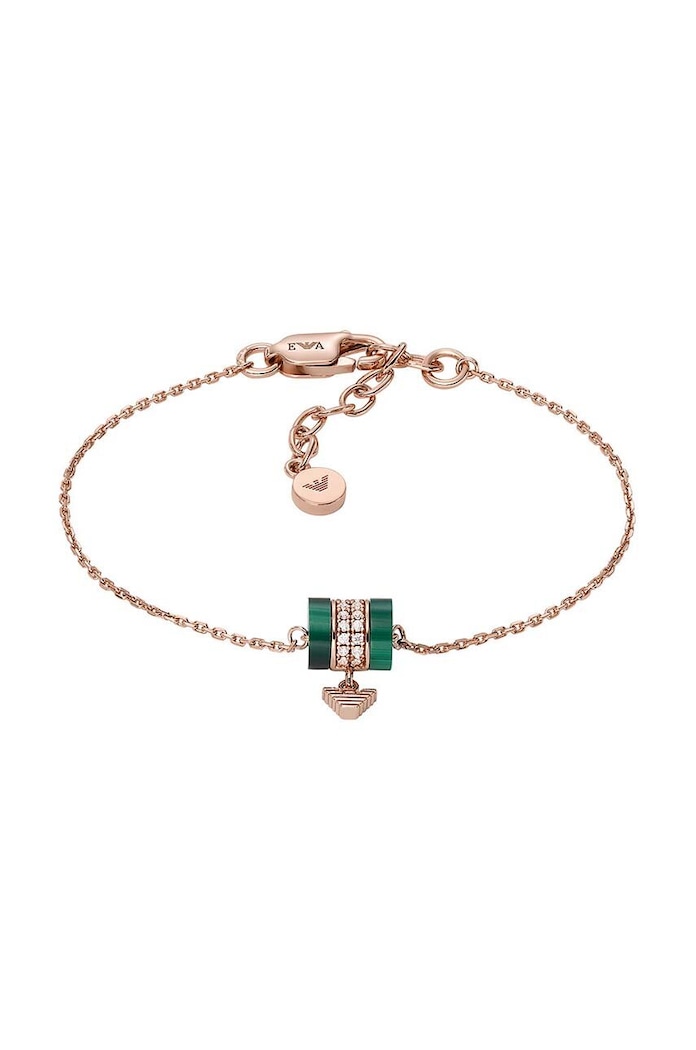 Emporio Armani bransoletka ze srebra pokrytego złotem srebro różowy EG3571221