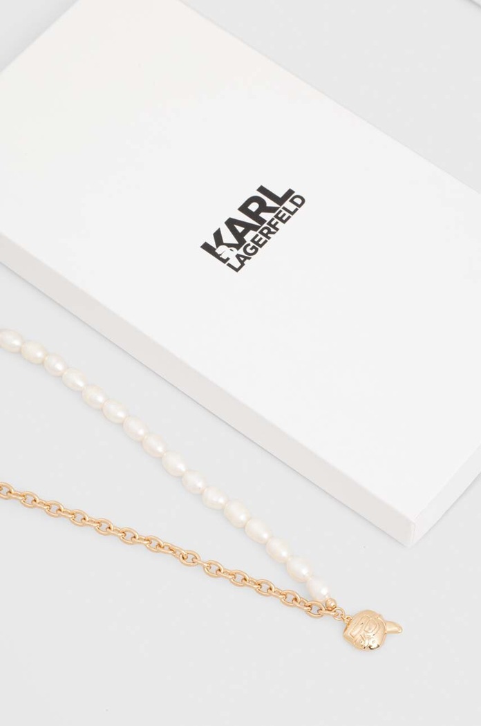 Karl Lagerfeld Naszyjnik 240W3907 złoty AA00