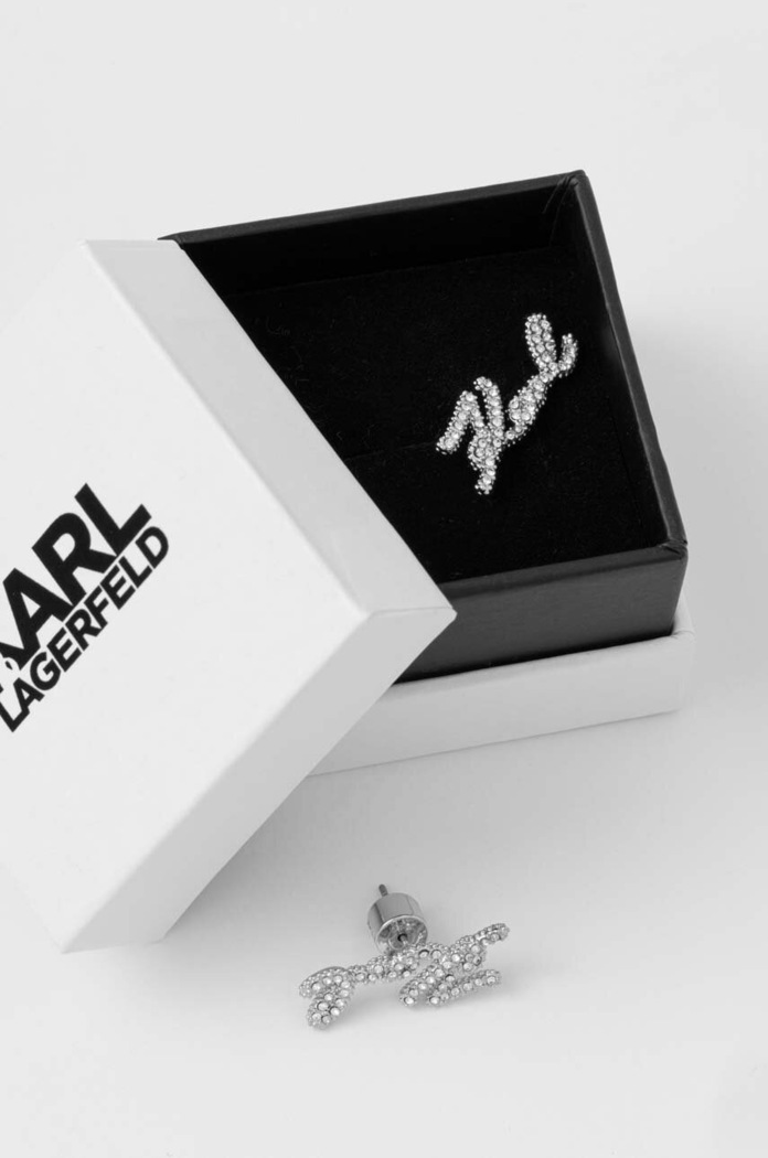 Αξεσουάρ Σκουλαρίκια Karl Lagerfeld 240W3924 ασημί