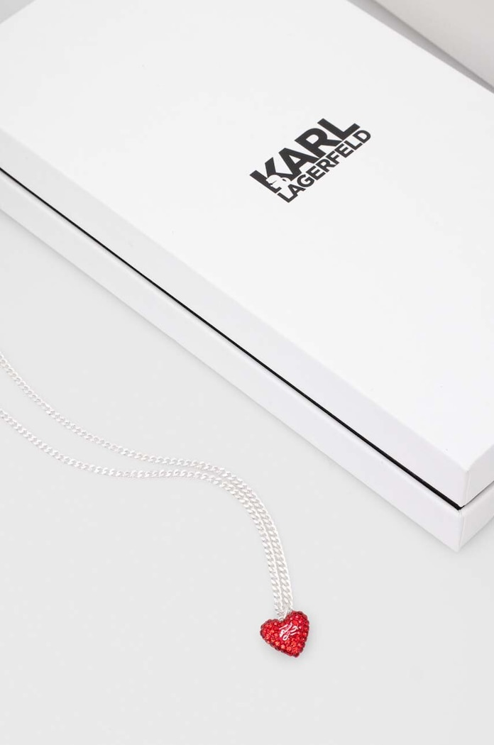 Karl Lagerfeld naszyjnik 240W3940 srebrny AA00